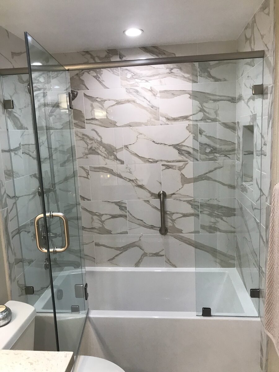 Westlake Village Glass Shower by Maya Dana Construction — Westlake Village, CA